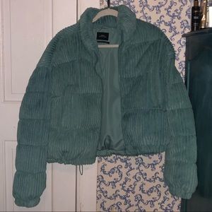 Urban Outfitters Corduroy Puffer Jacket